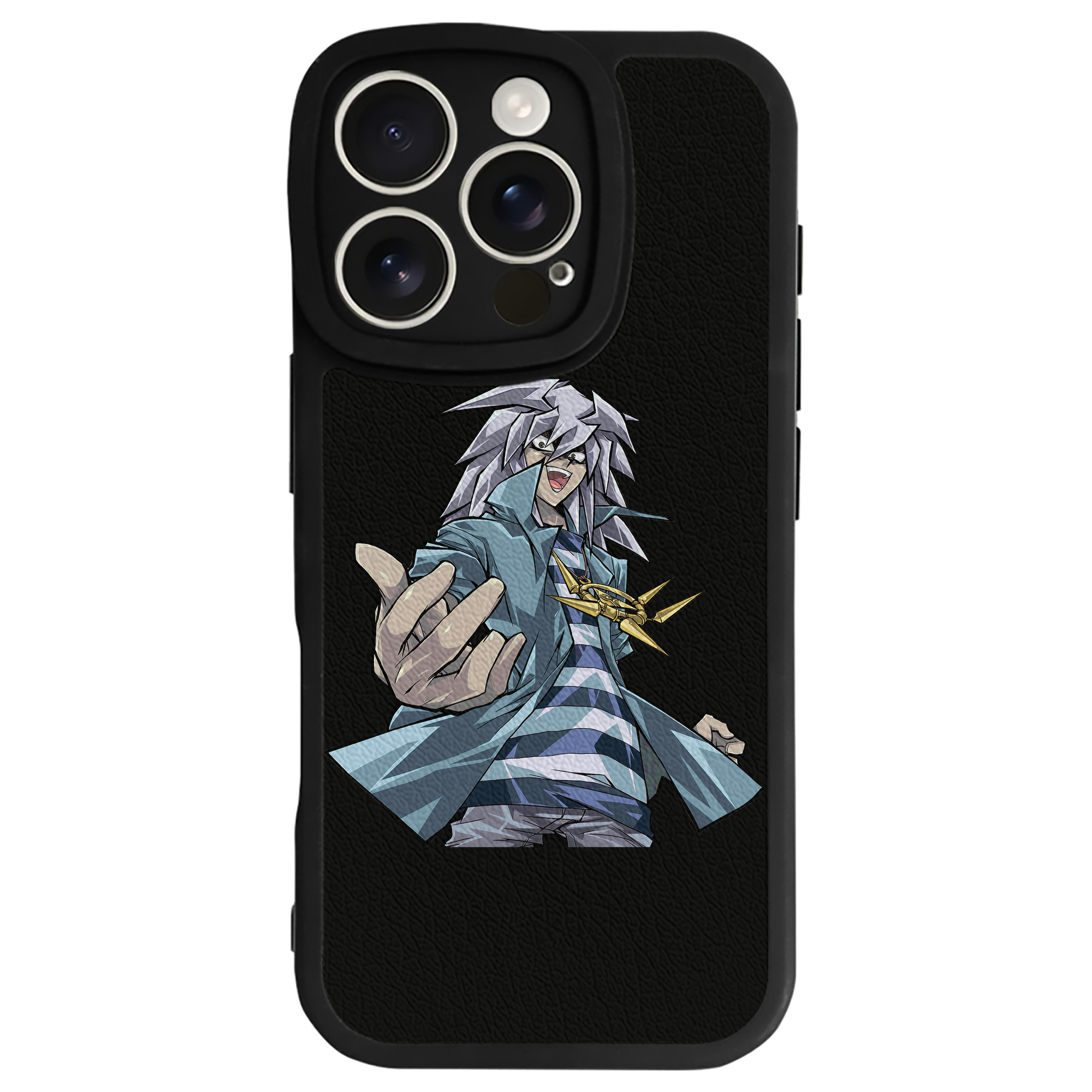 （画像用） 遊☆戯☆王 Yu-Gi-Oh! 【iPhone 16シリーズ対応】シリコンスマホケース（レザー調） 材質：シリコン
